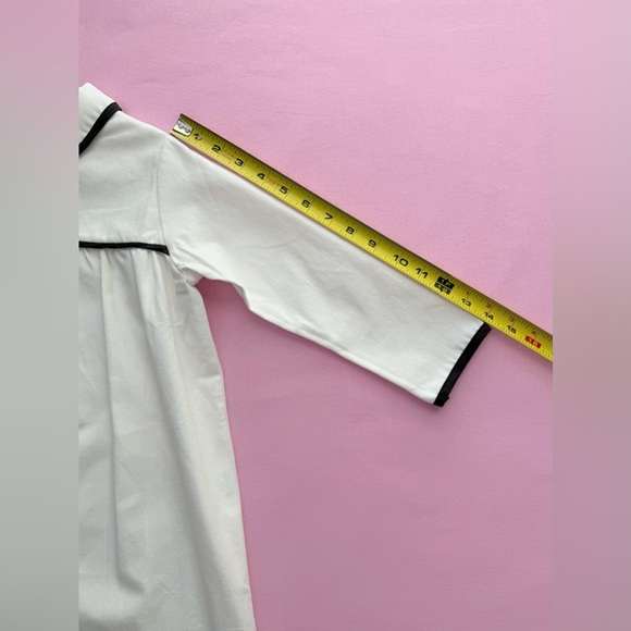 NWT Korean Clothing Brand Bemon| Toddler Girl's Classic White Dress |Size 5T - Picture 4 of 6